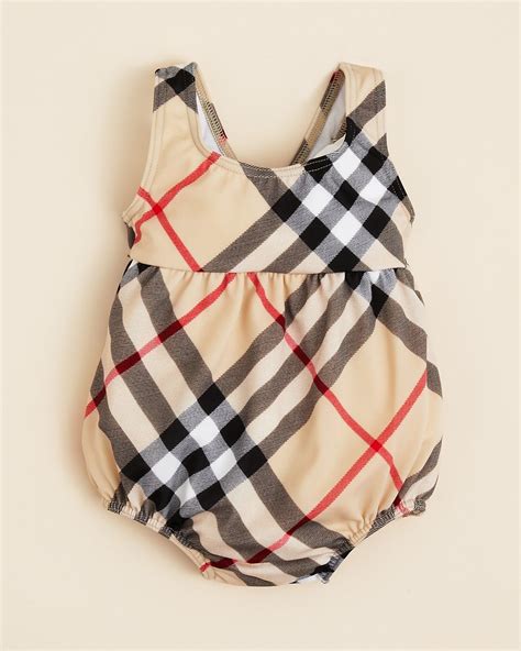 baby girl Burberry bathing suit